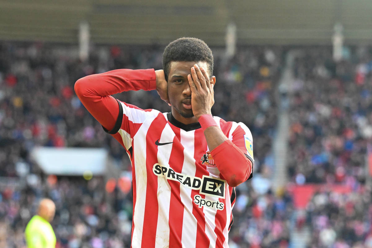 Amad Diallo celebrates his goal against Millwall. Image credit: Malcolm Mackenzie